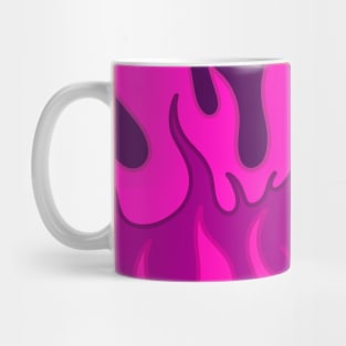 Stylish Bright Pink Flames! Mug